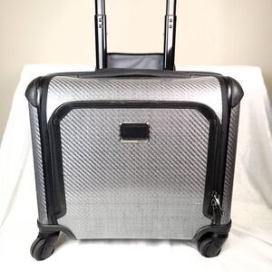 Tumi Graphite and Black Carry-On Luggage